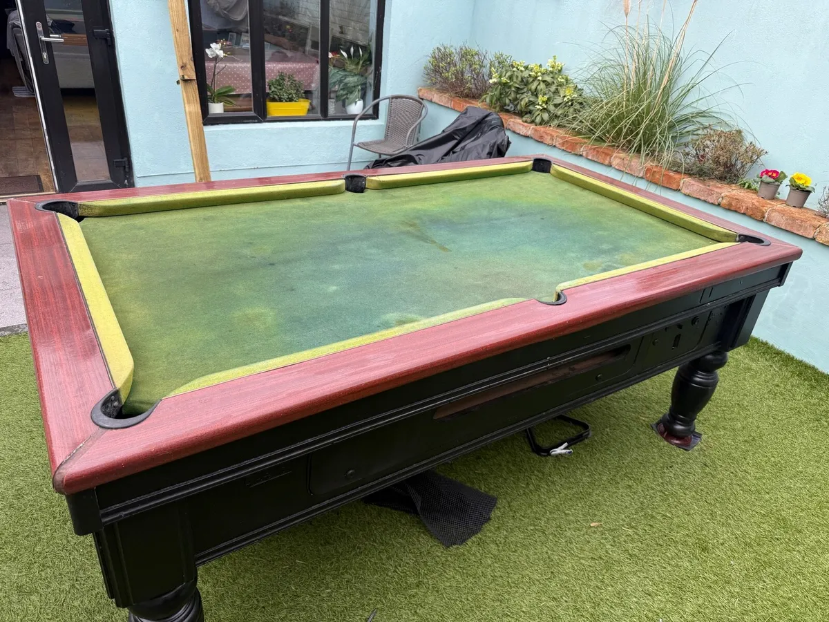 7’ x 4’ Slate Pool Table - Image 4