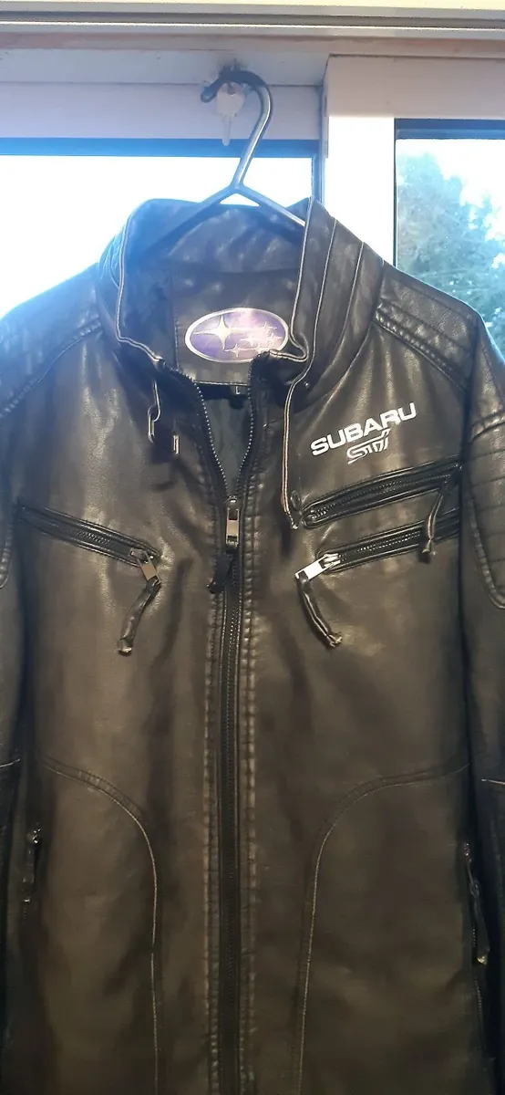 Leather jacket one off subaru - Image 3