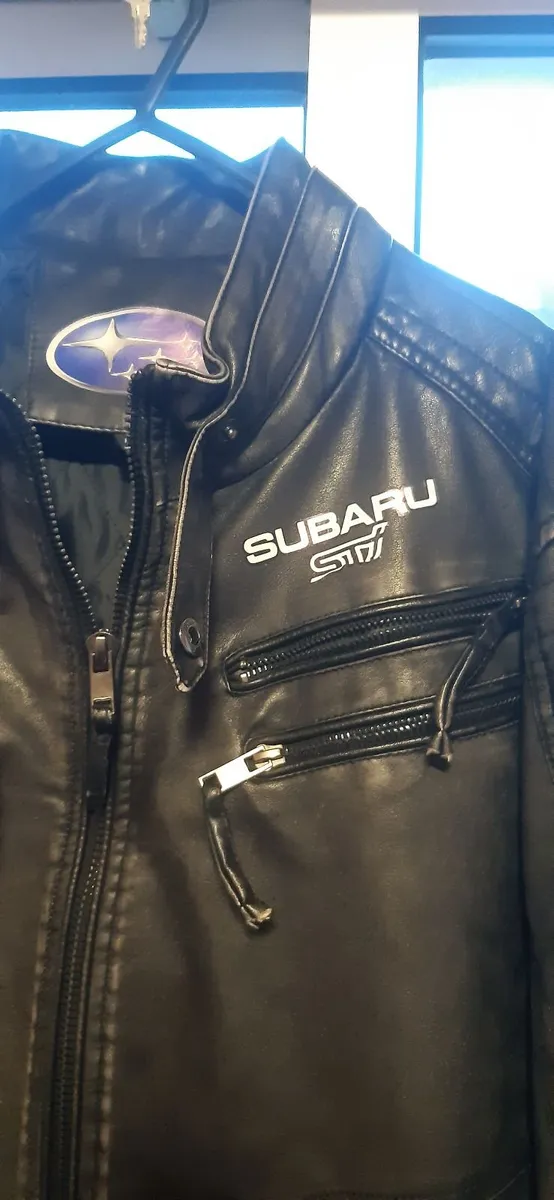 Leather jacket one off subaru - Image 1