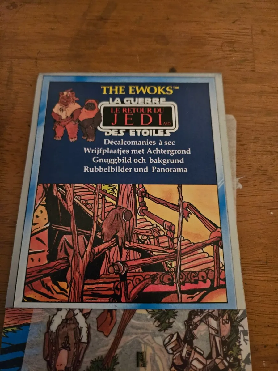 Vintage Star Wars ROTJ Ewok Transfer Booklet - Image 4