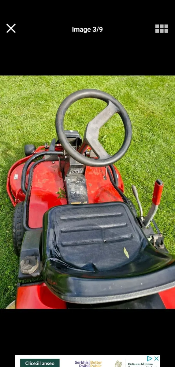 Jonsered front deck mower - Image 4