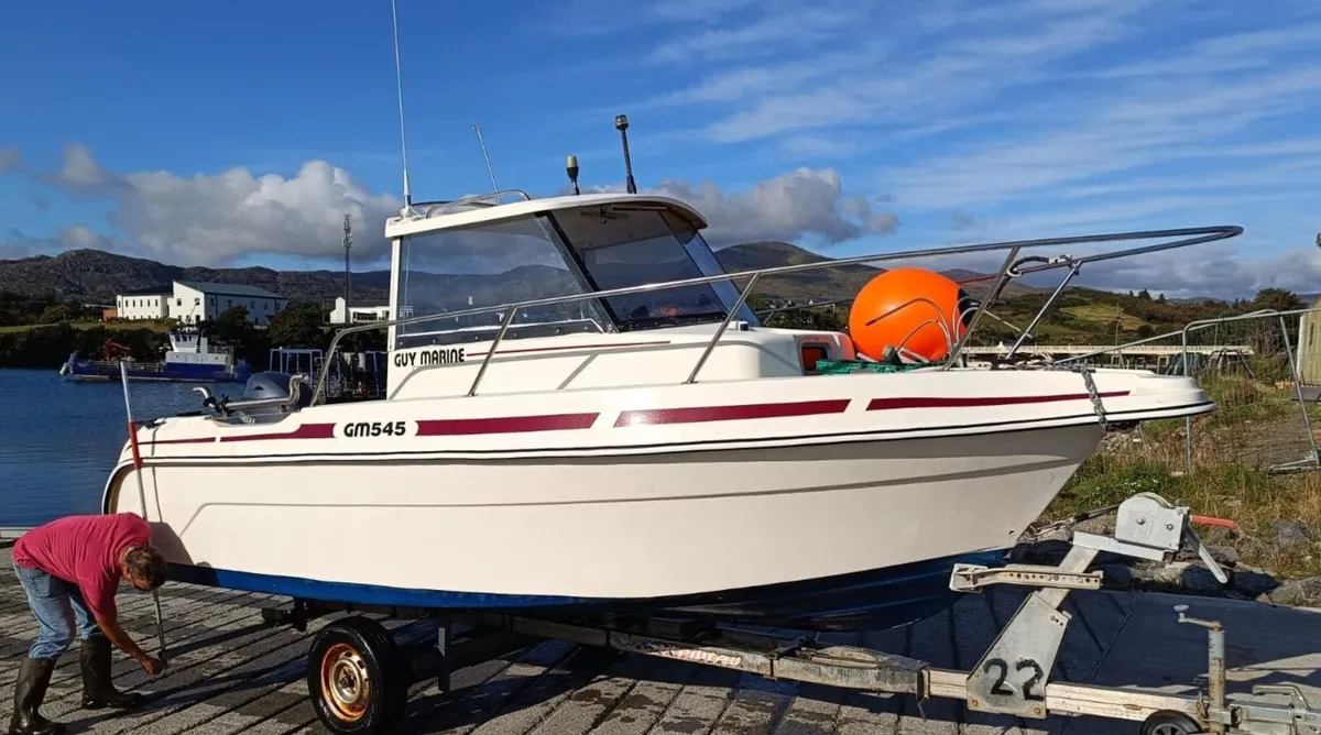 Guy Marine 545 with 50hp four stroke Yamaha OB - Image 1