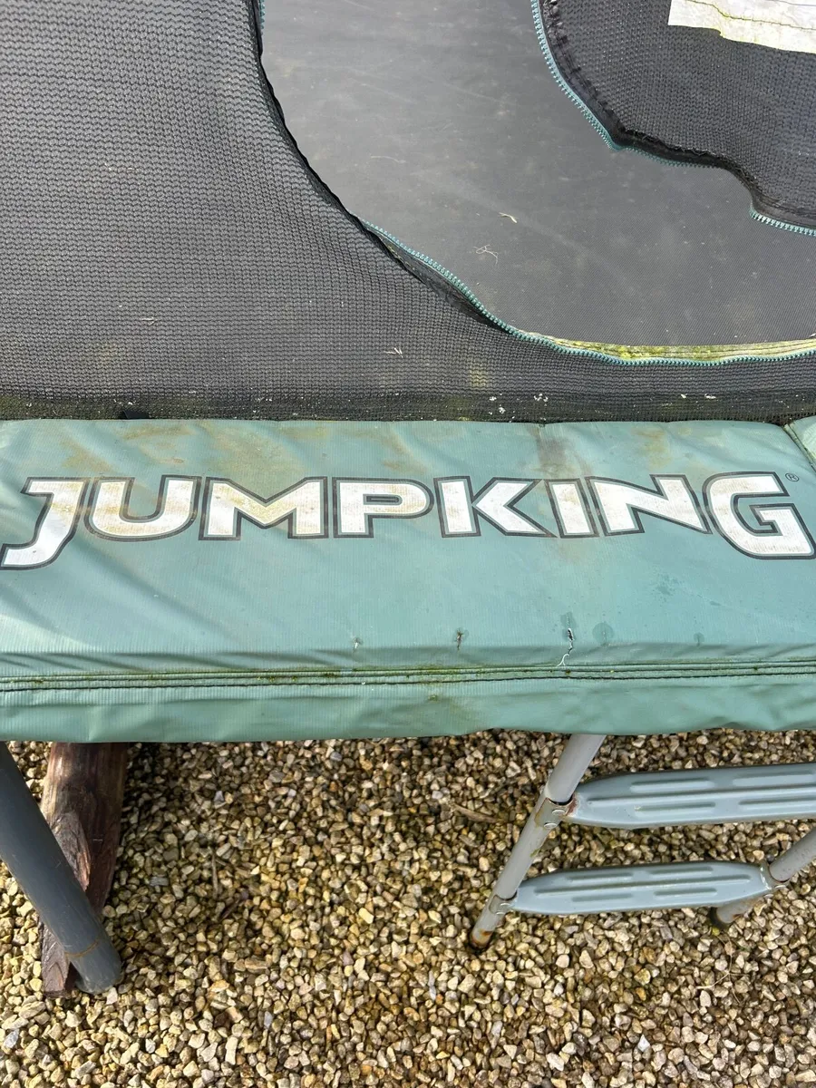 Trampoline - 10ft by 14ft rectangular with net - Image 1