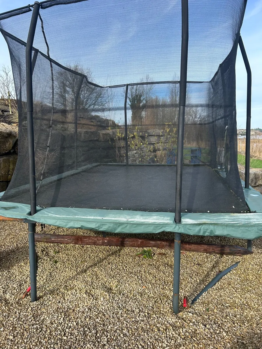 Trampoline - 10ft by 14ft rectangular with net - Image 3