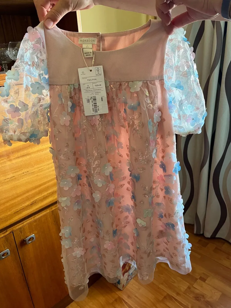 New Monsoon girl’s dress 7 years - Image 1
