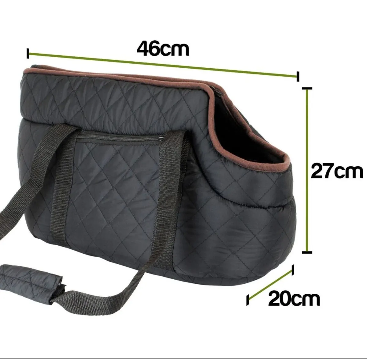 Quilted Pet Carrier Small Dog Puppy Cat Travel Bag - Image 4