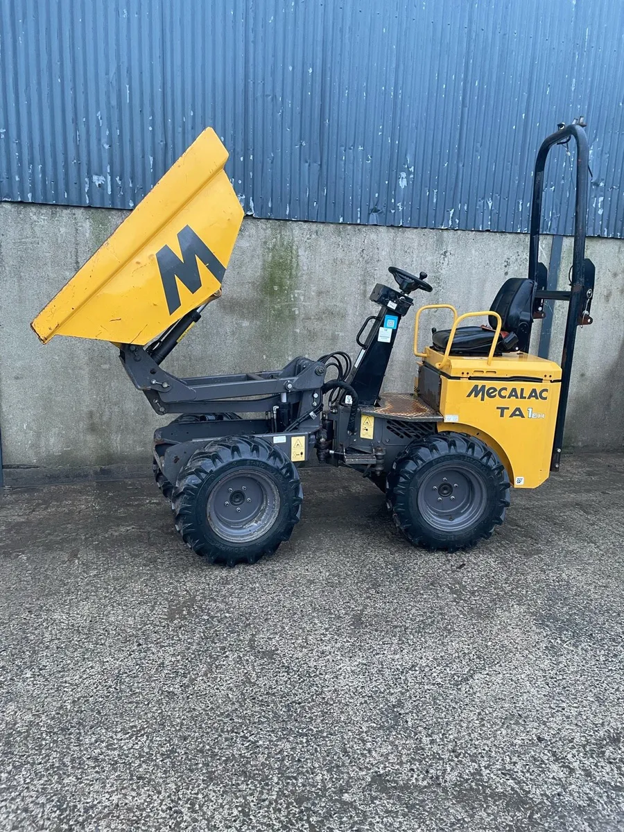 Mecalac 1ton Hi Tip Dumper - Image 1