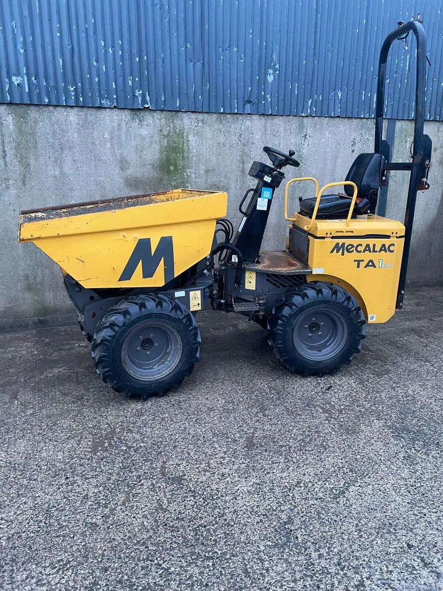 Mecalac 1ton Hi Tip Dumper - Image 3