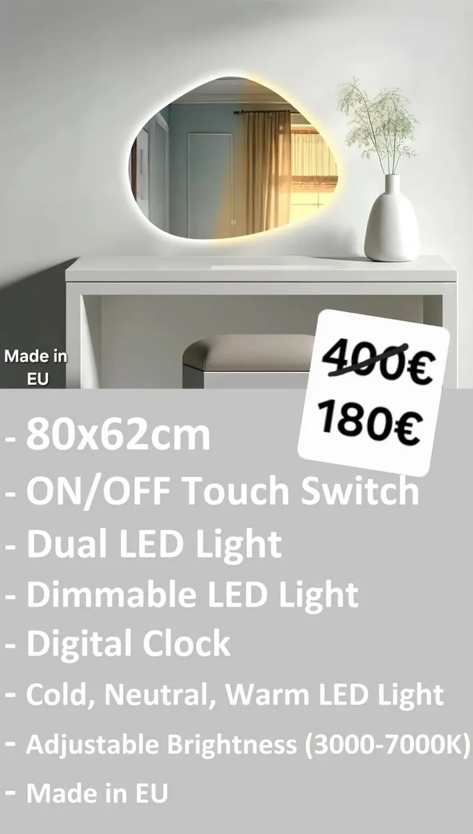 LED Bathroom Mirror - Image 1