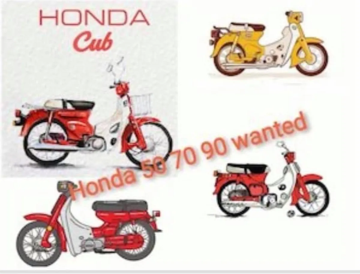 Honda 50 70 90 W&NTED any condition 🌟🌟 - Image 3