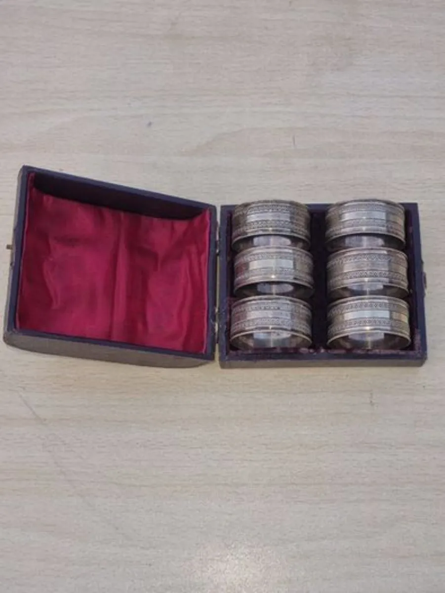 6 Edwardian Napkin Rings - Image 3