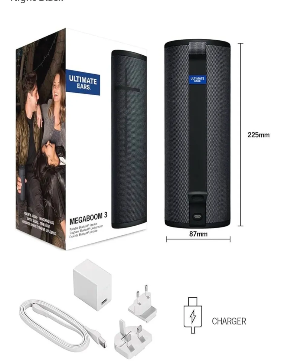UE MegaBoom 3 Bluetooth Speaker - Image 3