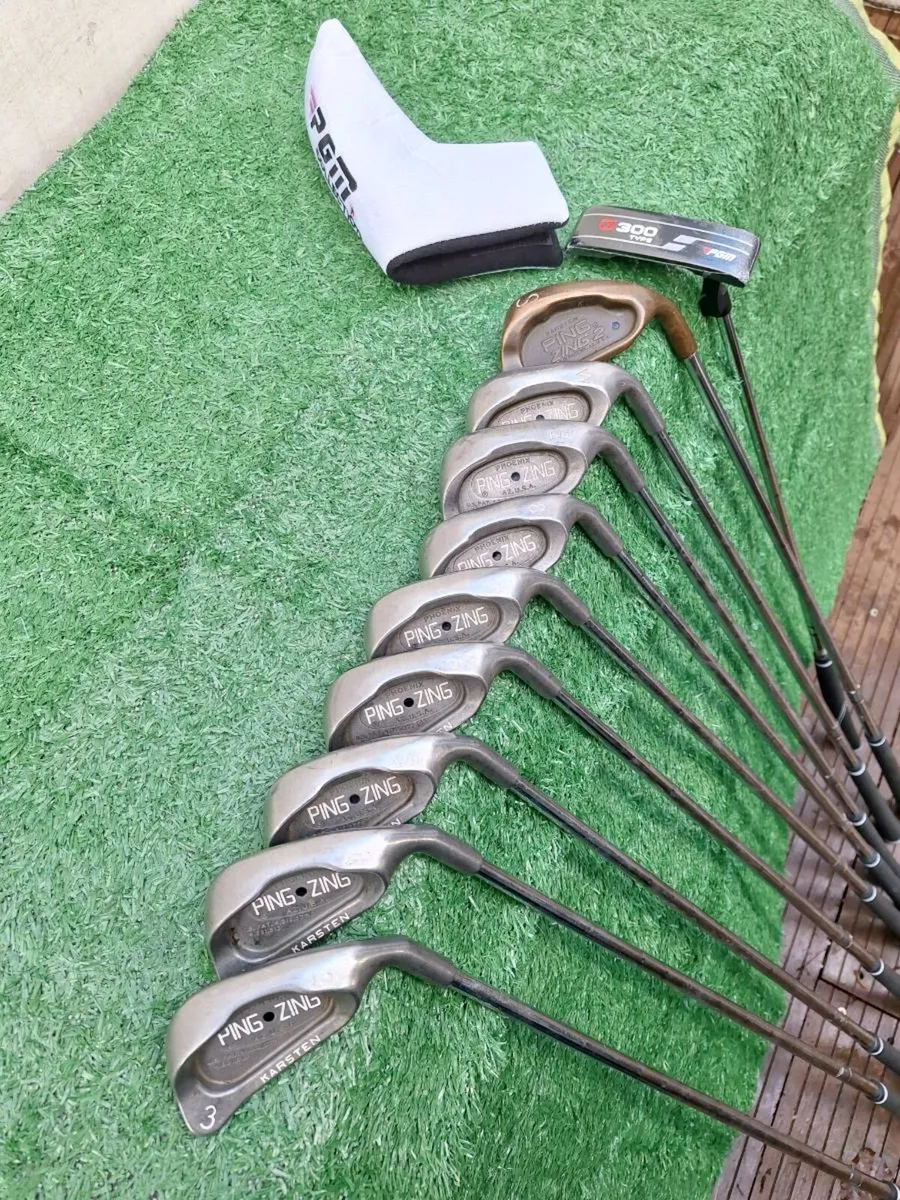 Golf clubs, full set and bag - Image 2