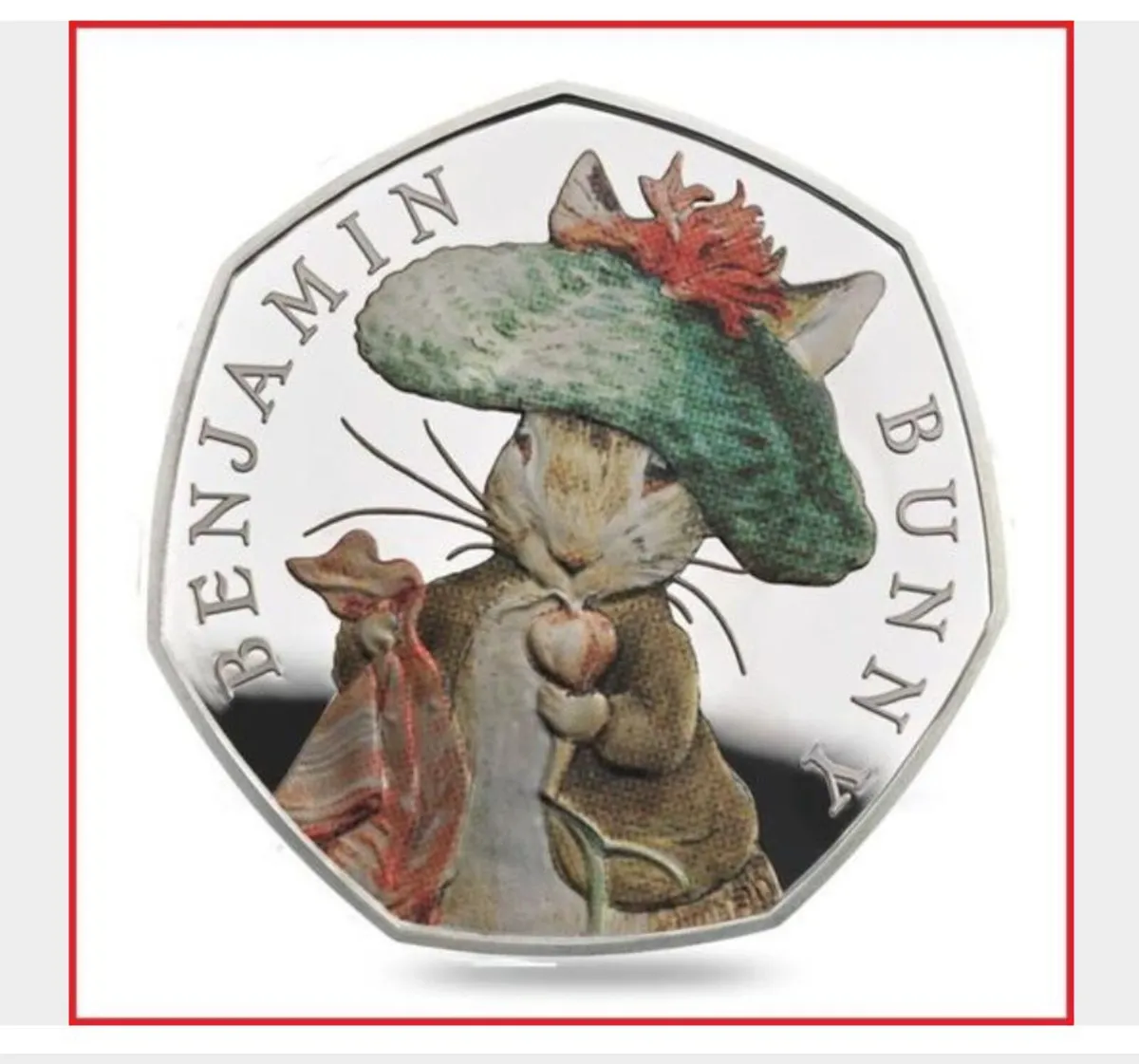 Silver Proof,.. Benjamin Bunny - Image 1