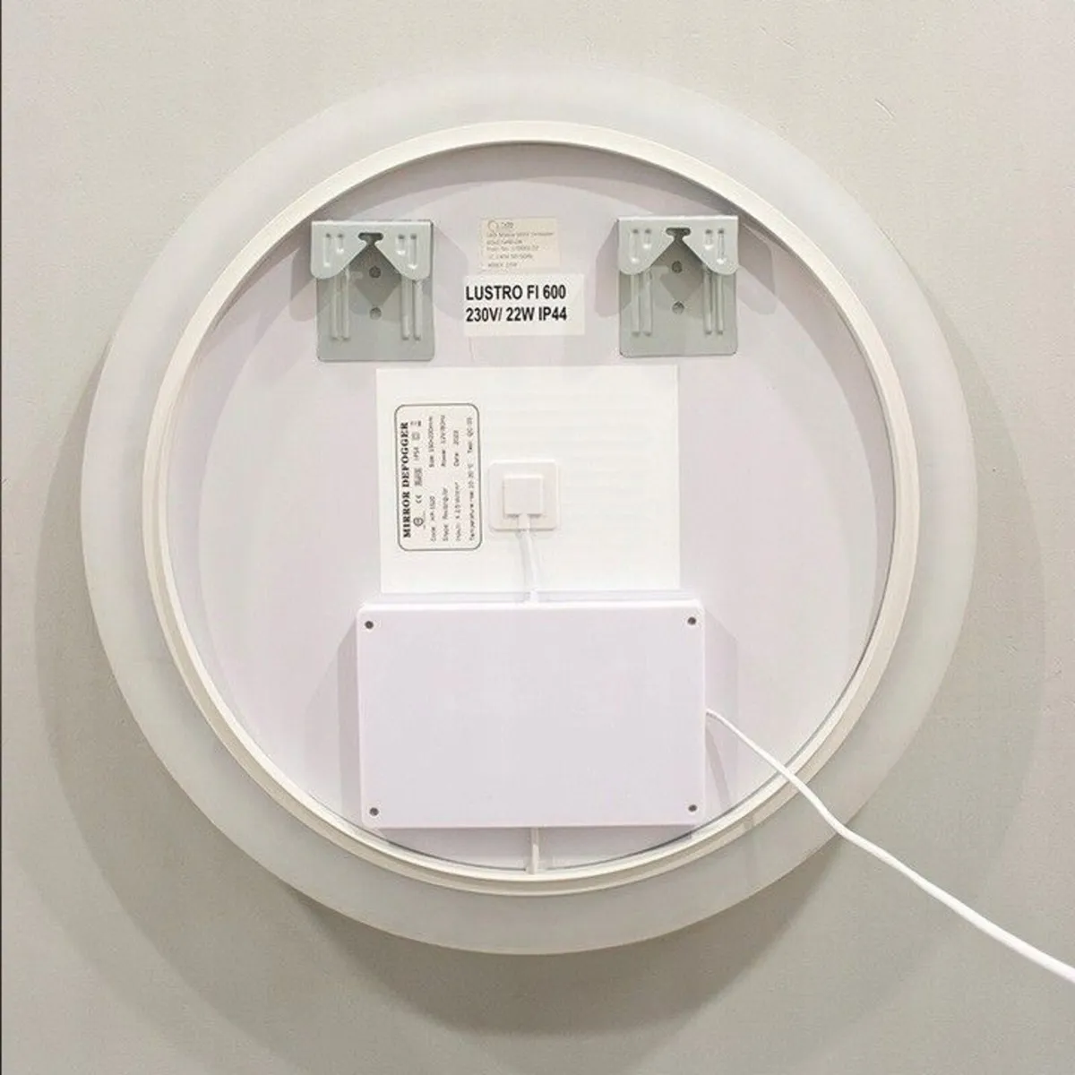 LED Bathroom Mirror 60cm Defogger Touch Switch - Image 4