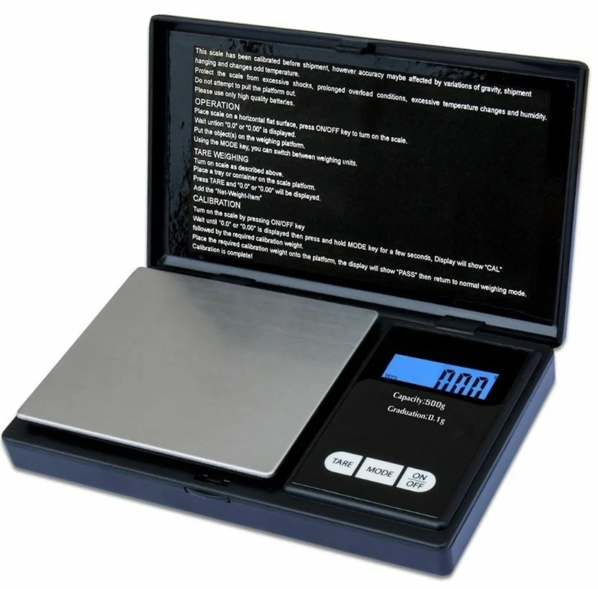 Pocket NEW Digital Mini Scale 0.01-500g Mini LCD - Image 1
