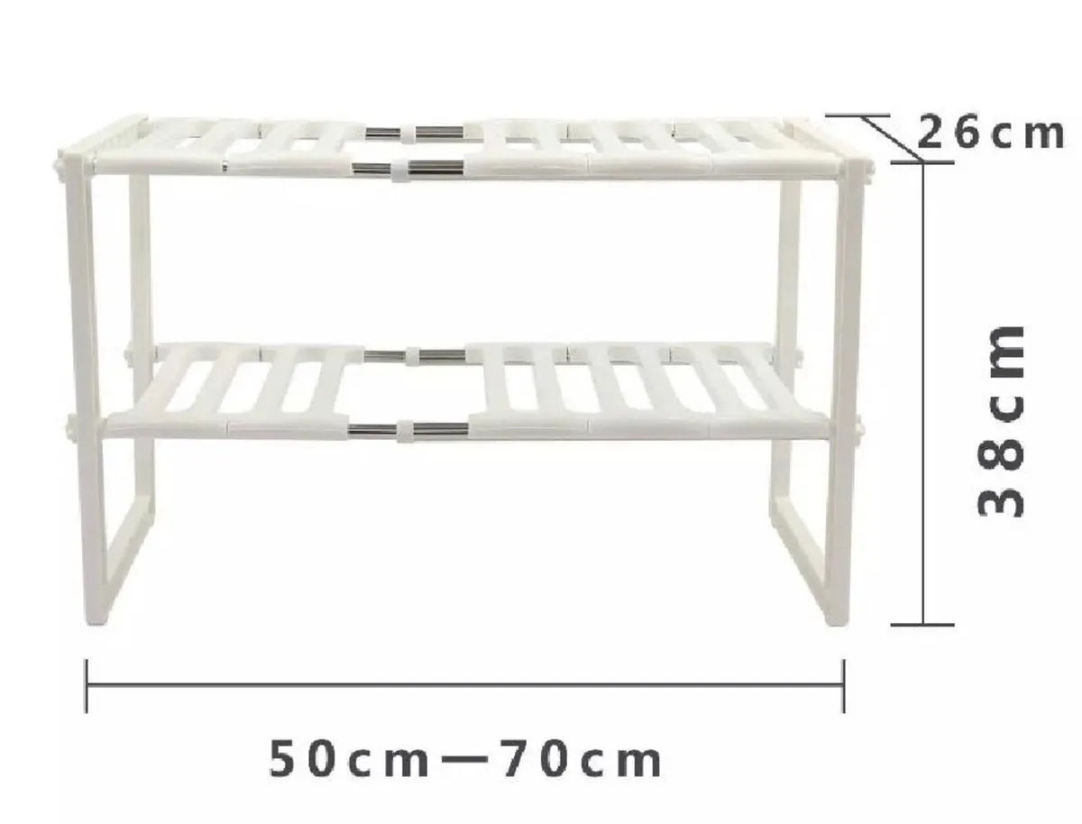 Under Kitchen Sink Shelf Storage Rack NEW - Image 3
