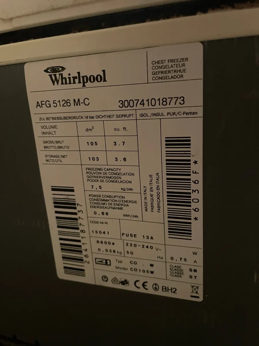 Chest freezer - Image 1