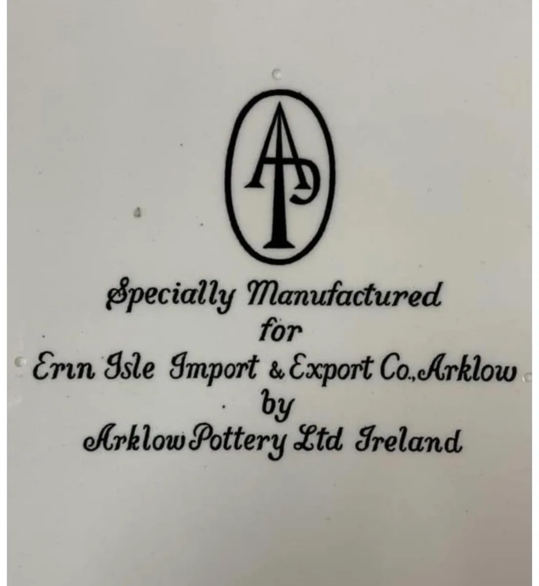 Amorial plaque by Arklow Pottery - Rare item - Image 2