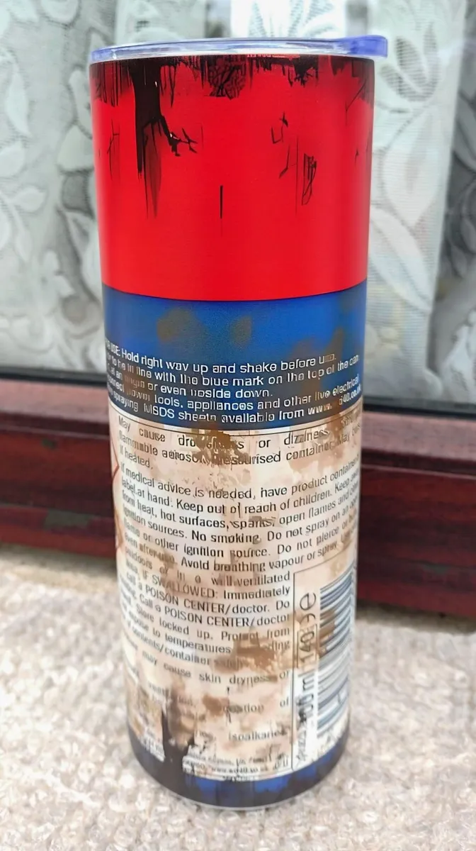 Wd-40 Lookalike, Dirty Look, Drinks Flask (new). - Image 2