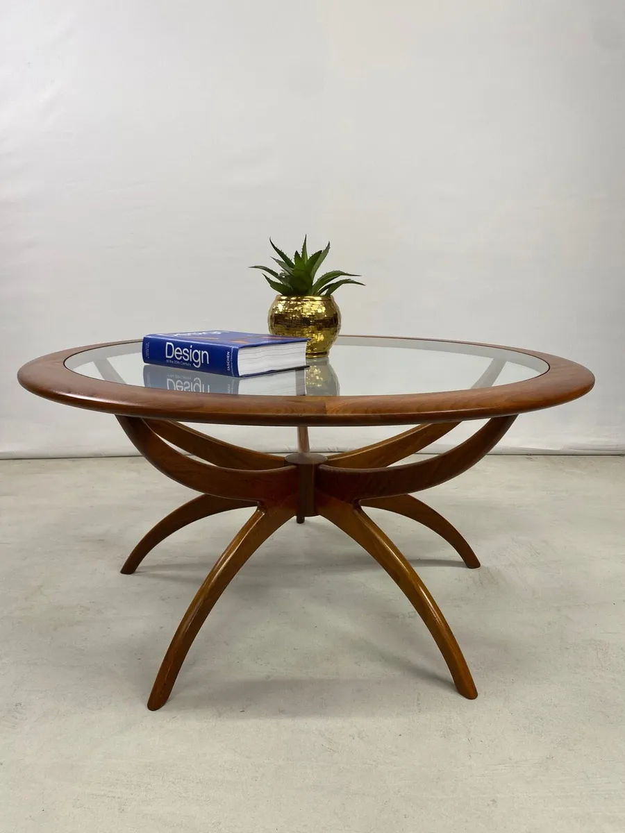 Mid Century G Plan “Spider” Round Coffee Table - Image 1