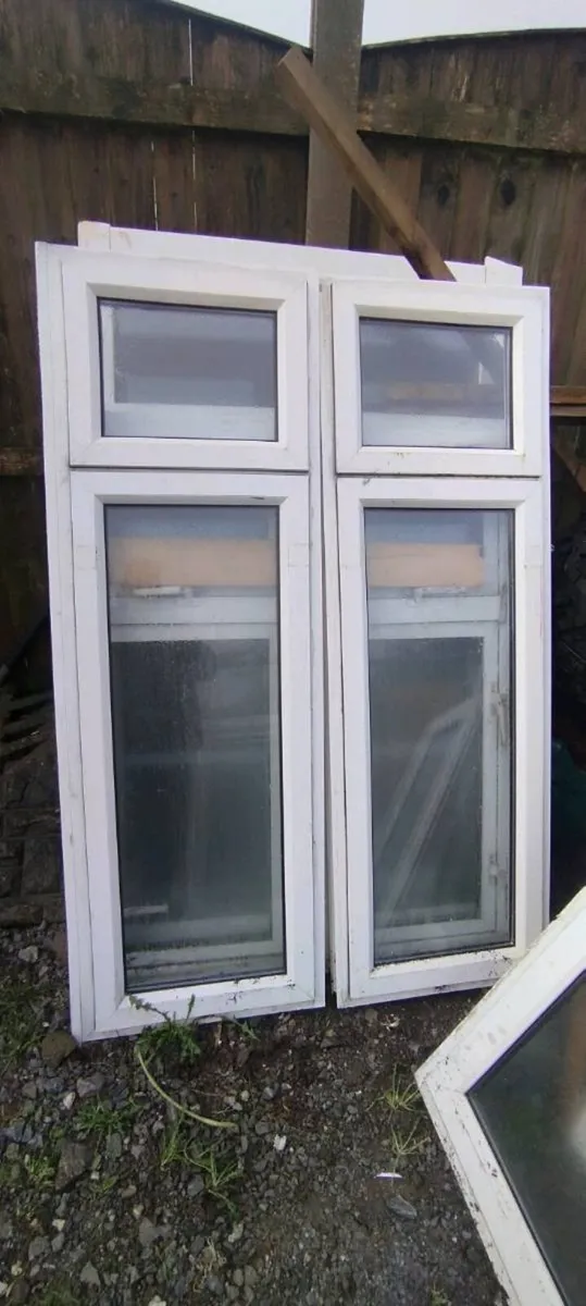 2 Double glass PVC windows & front door for sale - Image 4