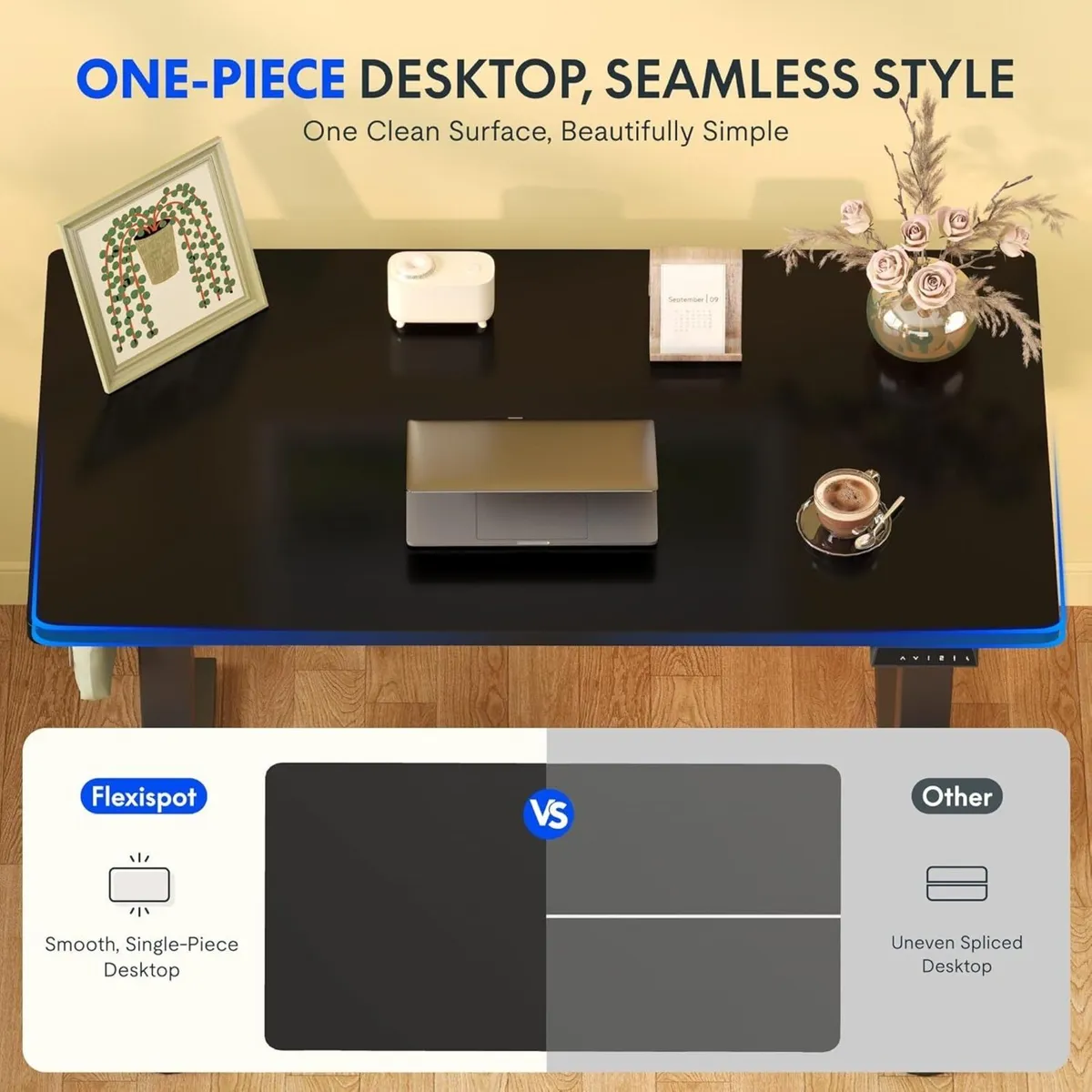 Electric Height Adjustable Standing Desk 120 x - Image 4