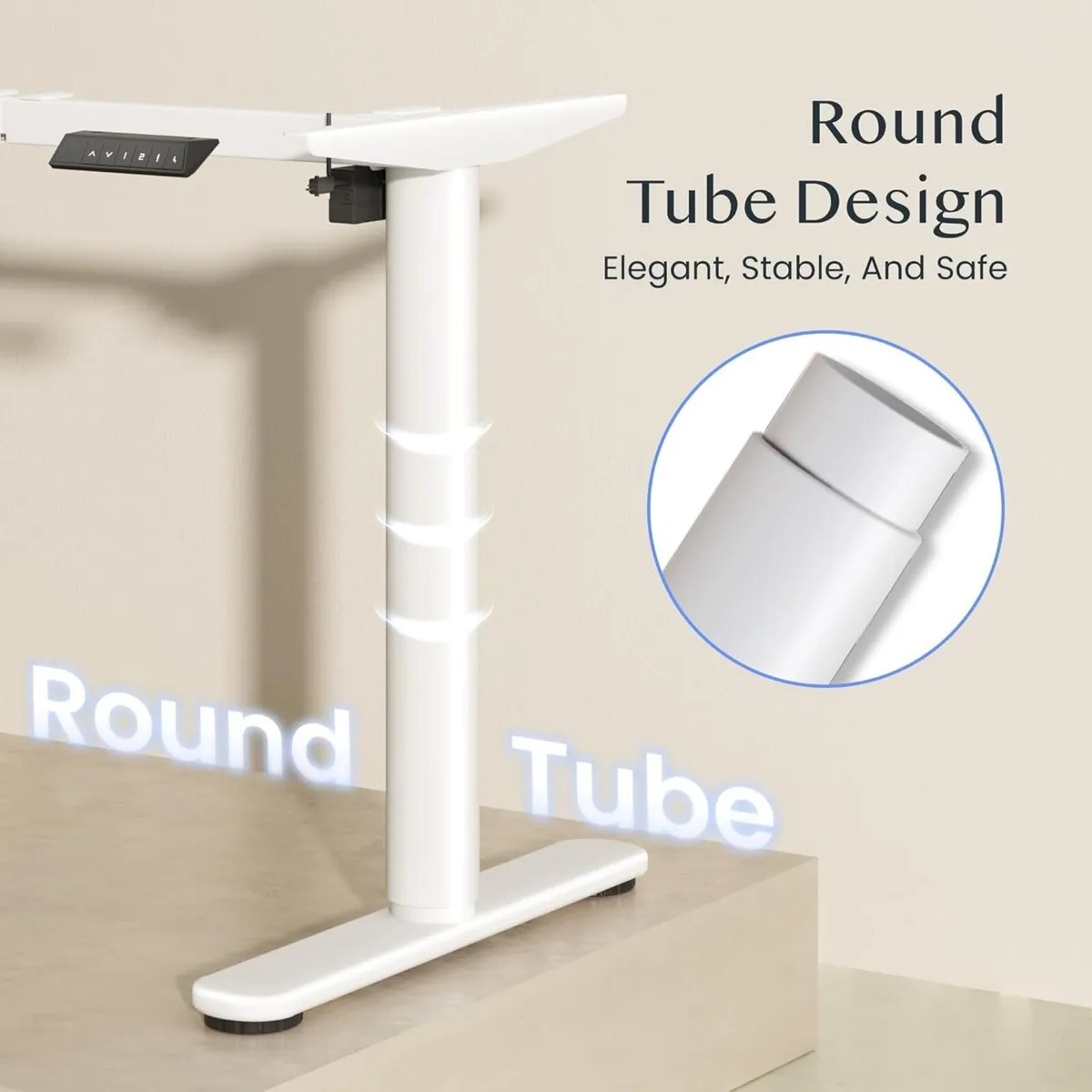 CylineX 160x80 Electric Standing Desk One Piece - Image 3