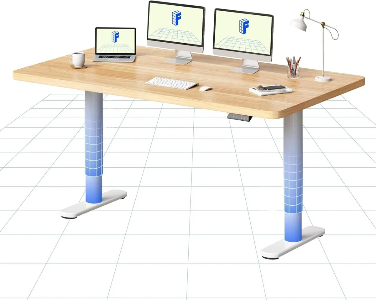 CylineX 160x80 Electric Standing Desk One Piece - Image 1