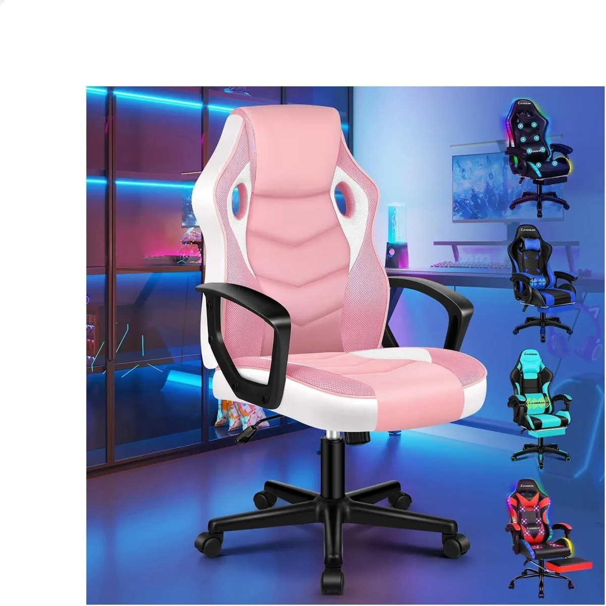 Gaming Chair Video Game Chairs Ergonomic Computer - Image 1