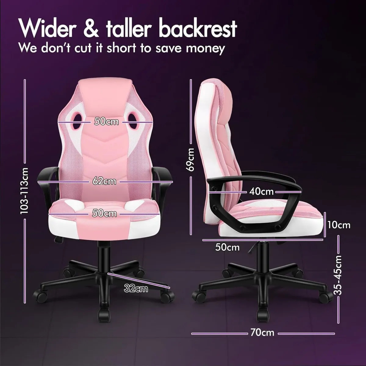 Gaming Chair Video Game Chairs Ergonomic Computer - Image 2