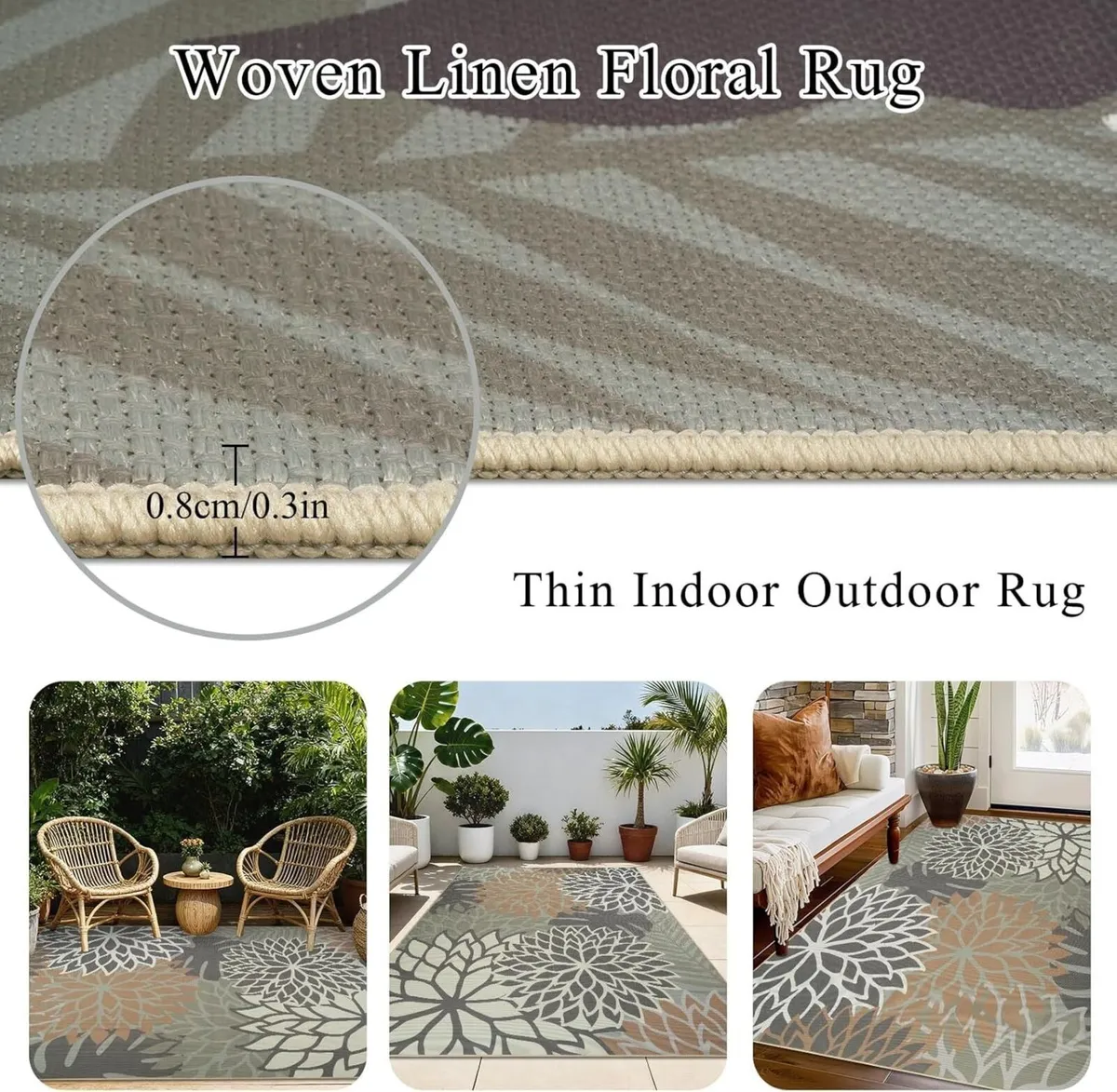 Rugs Living Room 120x170cm Washable for Bedroom - Image 4