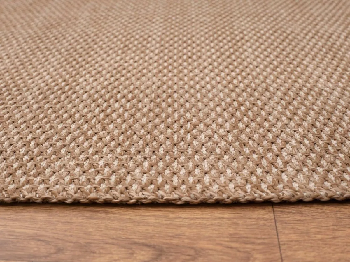 Jute Area Rug Machine Washable For Garden Kitchen - Image 4