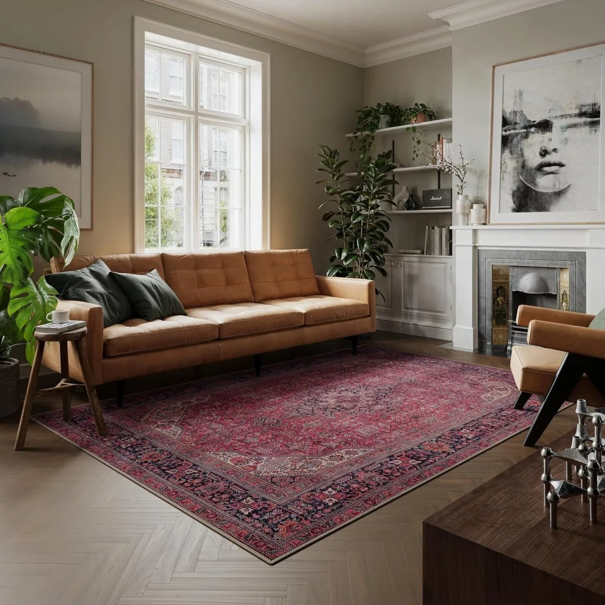 Machine Washable Rug 200x290cm 75% Recycled - Image 2