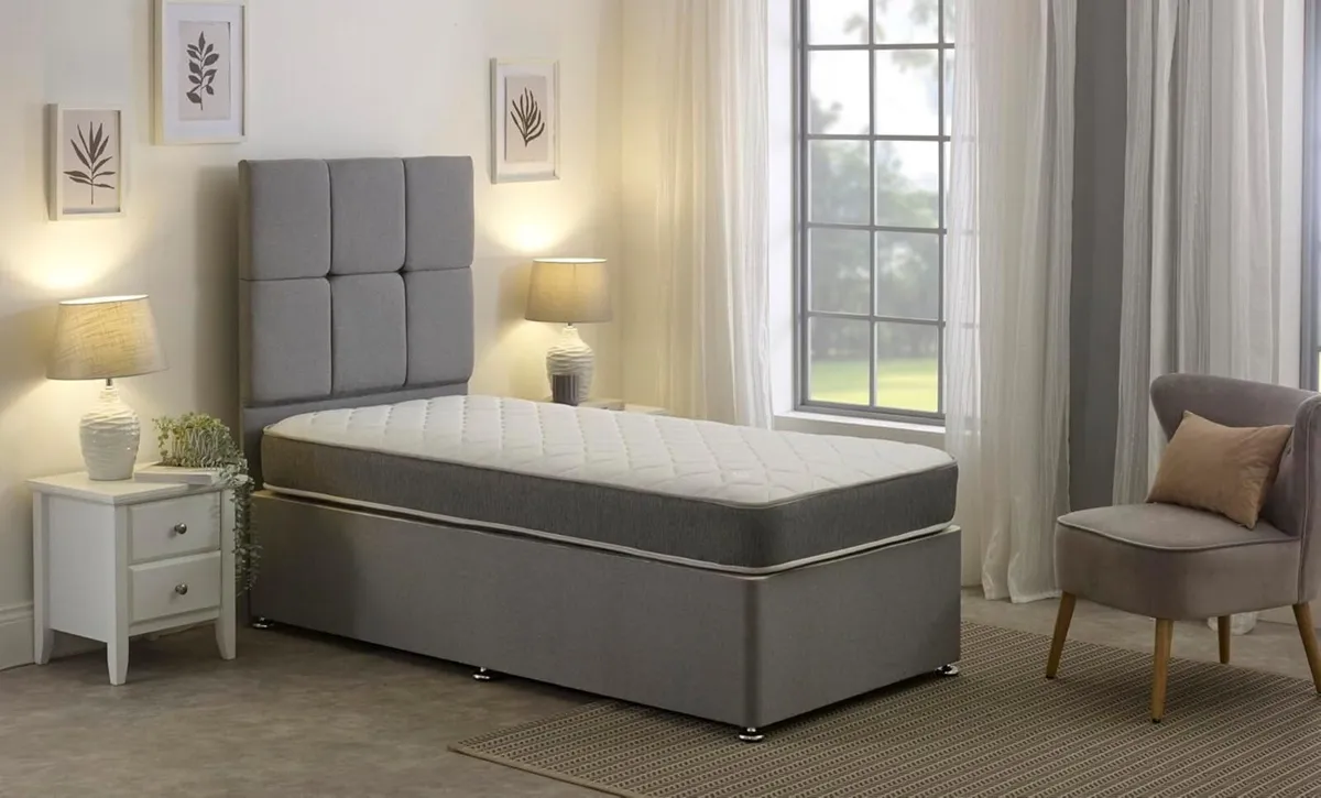Grey Essentials Single Mattress (90 x190cm) - Image 4