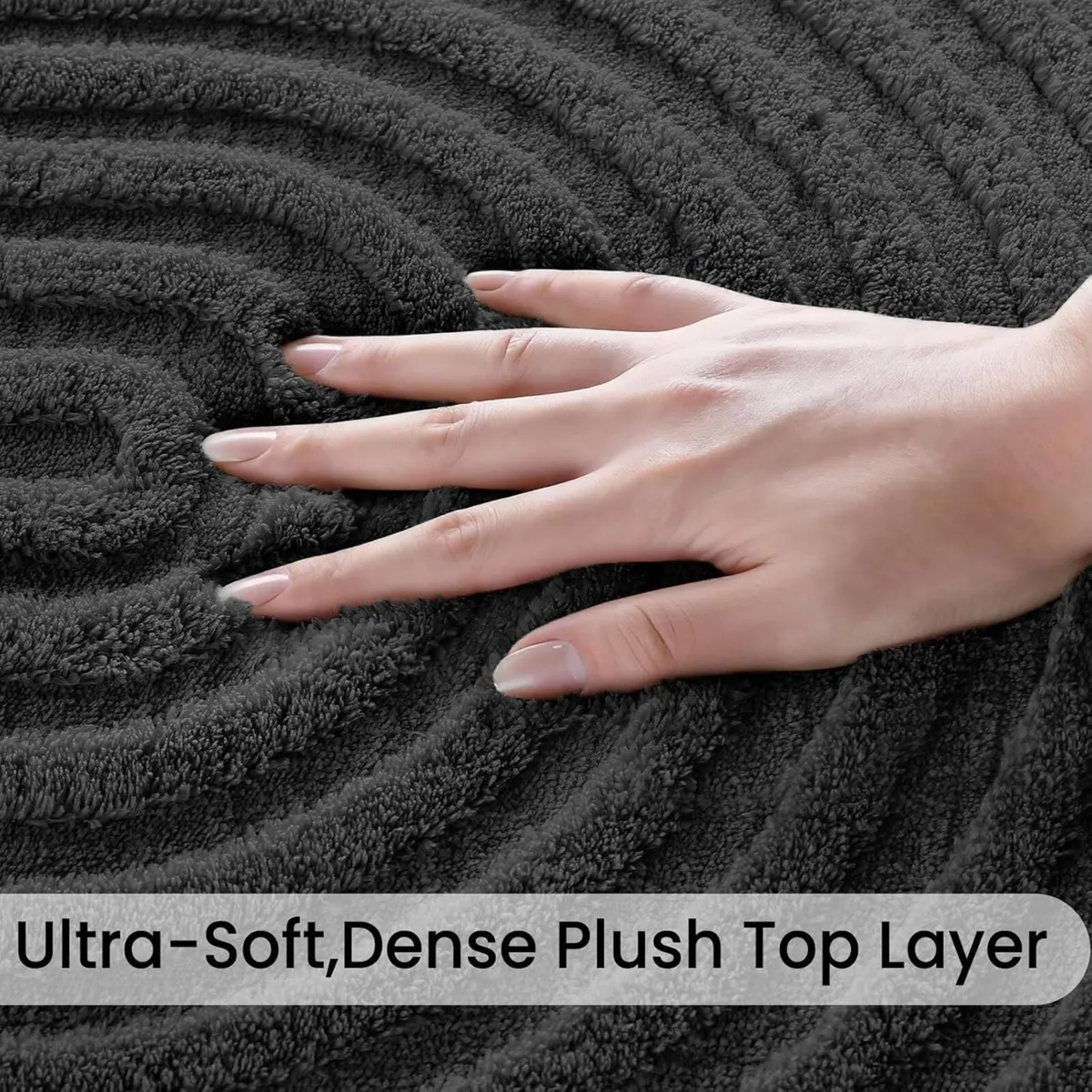 Rugs Living Room 200x300cm 3D Grey Area for - Image 3