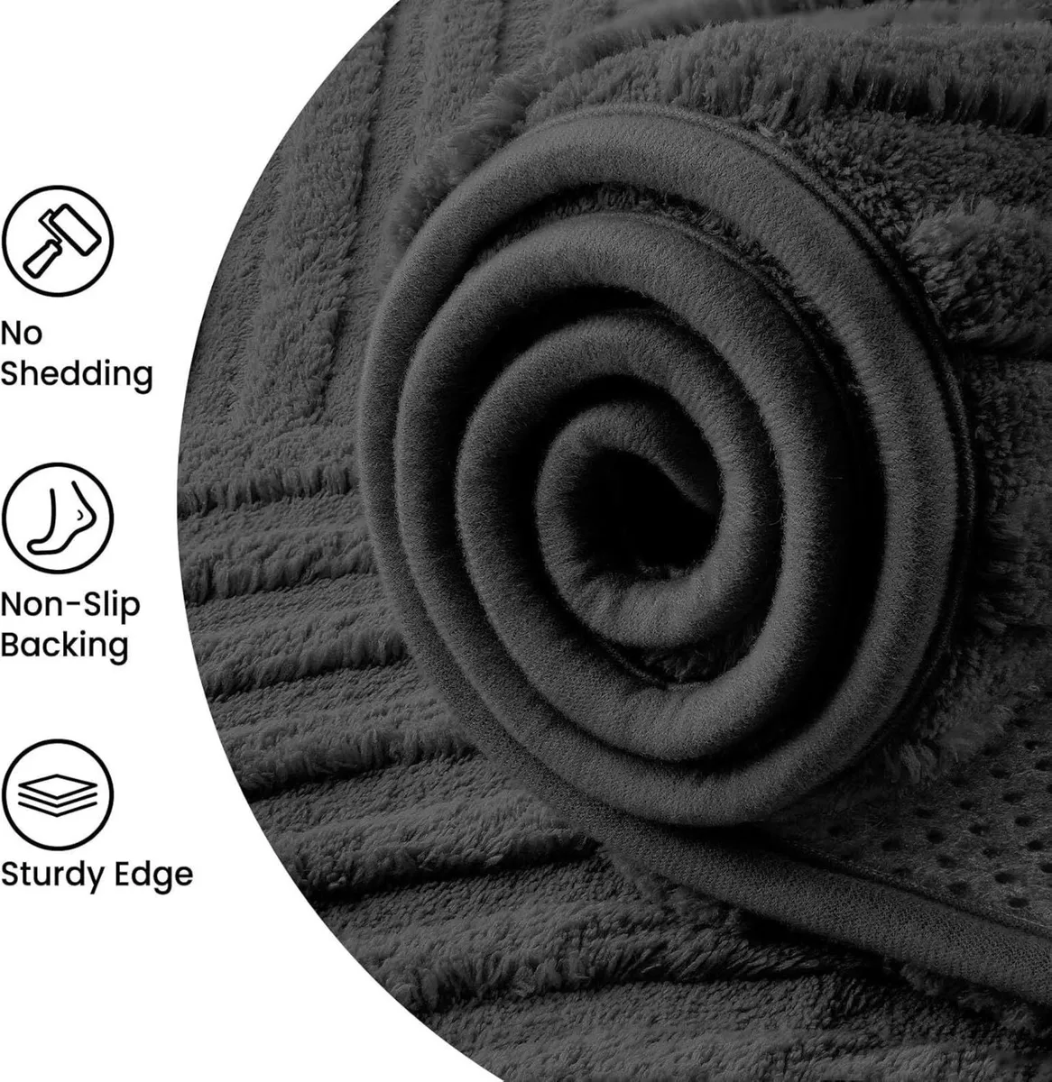 Rugs Living Room 200x300cm 3D Grey Area for - Image 4