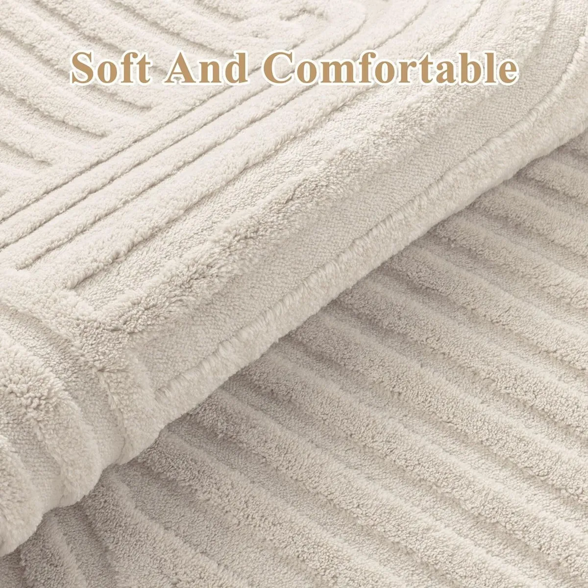 Large Rugs Living Room Fluffy Short Pile Washable - Image 3