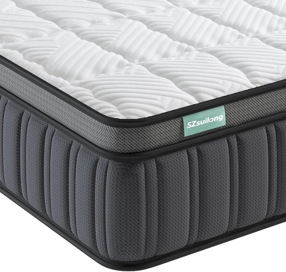 3ft Single Mattress Memory Foam Pocket Sprung - Image 1