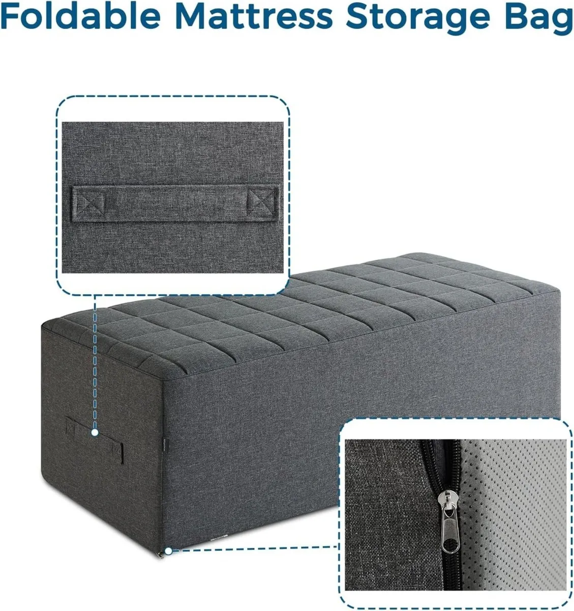 Folding Mattress Cover Foldable Storage Bag Sofa - Image 3