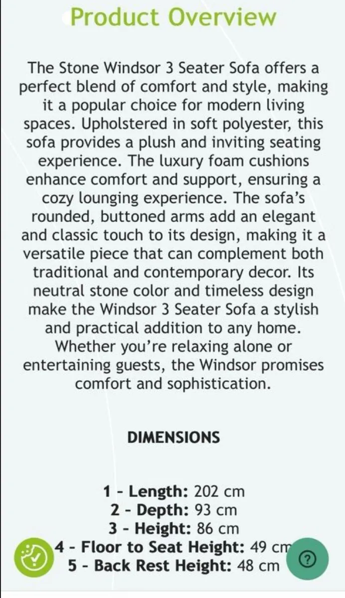 3 seater couch - Image 4