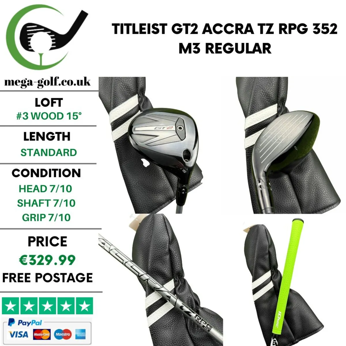 Titleist GT2 #3 Wood 15° / Regular - Image 1