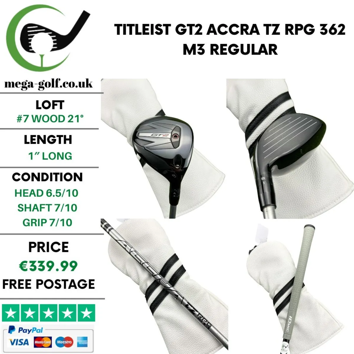 Titleist GT2 #7 Wood 21° / Regular - Image 1