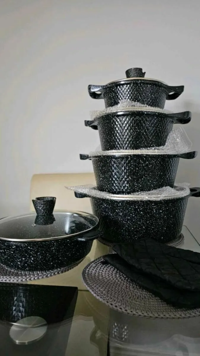 Cookware pots marble - Image 2