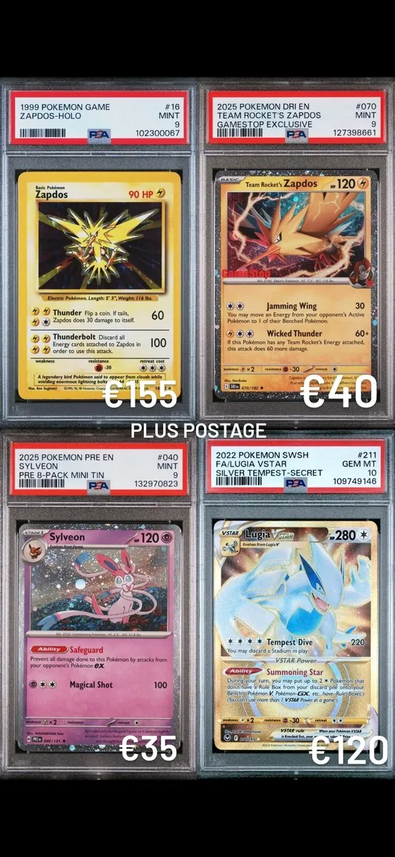 Pokemon Graded cards Espeon_sean PSA holo V VMax - Image 2