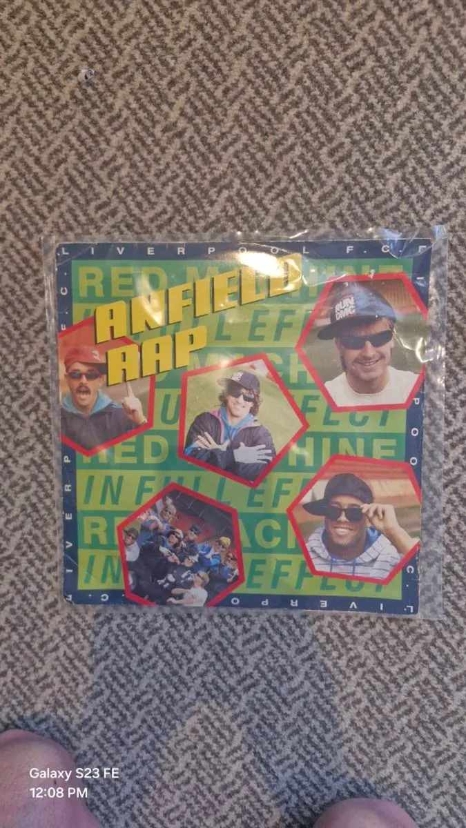 Liverpool Anfield Rap 12” Vinyl record Single 1989 - Image 4