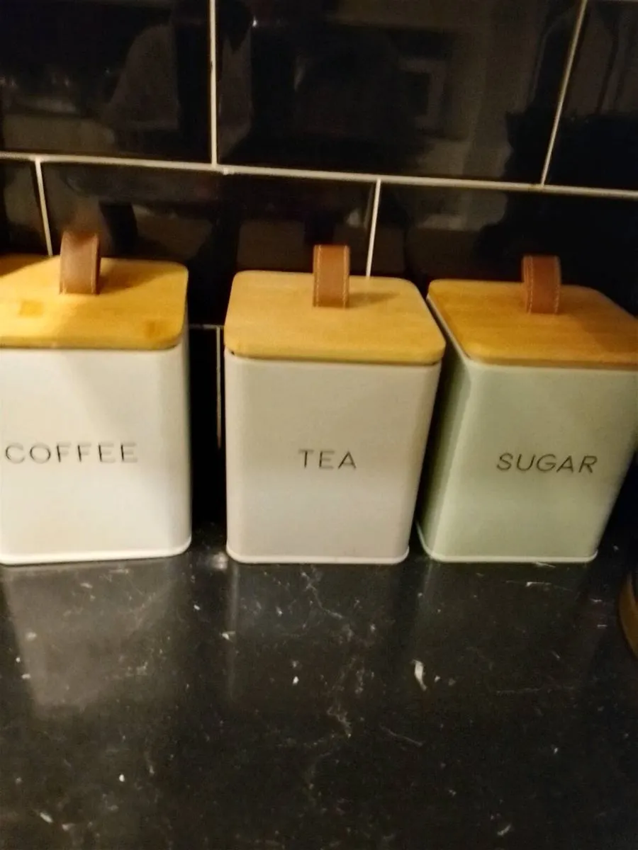 Canisters tea coffee sugar