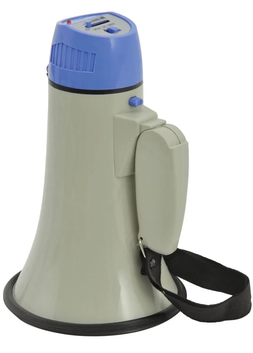 Portable Speaker Megaphone With Siren 10w NEW - Image 3