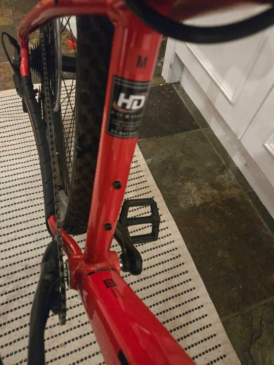 New Red Trek Marlin 6 (med) and CatEye light set - Image 4