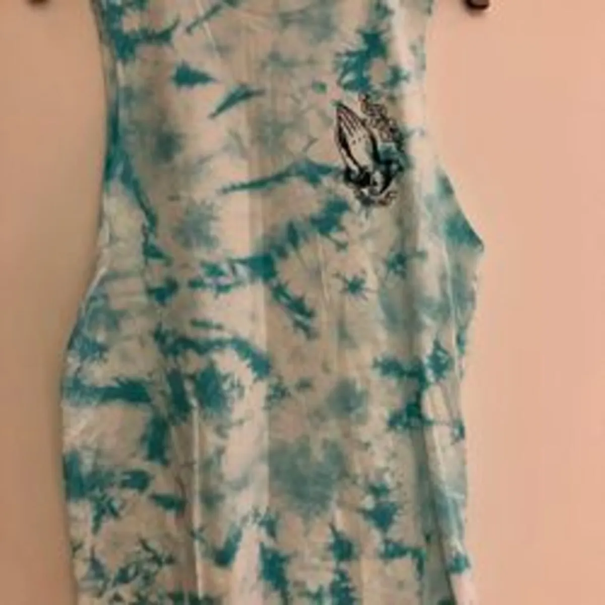 Santa Cruz Blue Tie-Dye Guadalupe Tank Top - Image 3